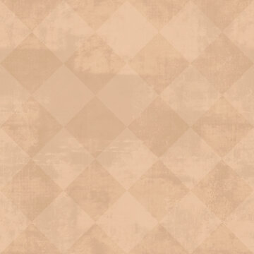 Seamless pattern design, geometric rhombus repeat sienna ivory pony tale color