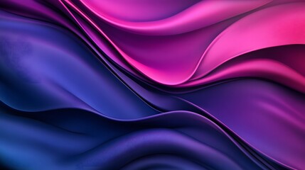 Fototapeta premium Mesmerizing Layered Gradient Curves in Dynamic Digital Abstract Art
