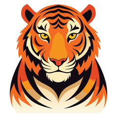 Anger Tiger vector design