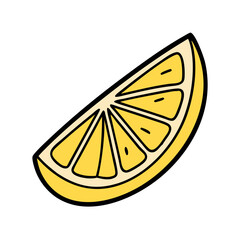 lemon slice icon, lemon slice vector illustration-simple illustration of lemon slice, perfect for lemon slice logos and icons