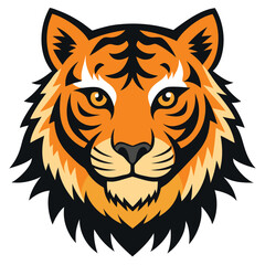 Anger Tiger vector design