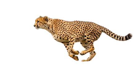 Cheetah running fast wild animal photography