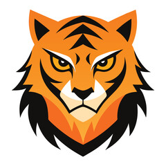 Anger Tiger vector design