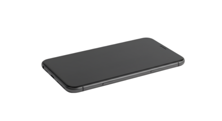 Dark gray smartphone mockup