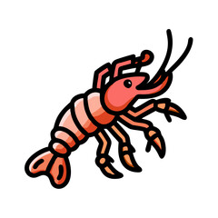 lobster icon, lobster vector illustration-simple illustration of lobster, perfect for lobster logos and icons