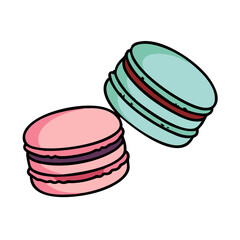 macarons icon, macarons vector illustration-simple illustration of macarons, perfect for macarons logos and icons