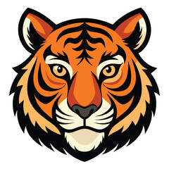 tiger head vector