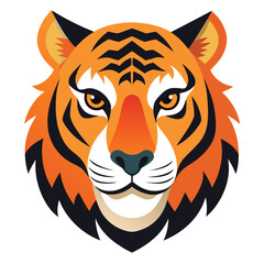 tiger head vector