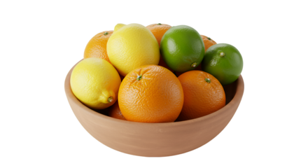 Fresh citrus fruit bowl