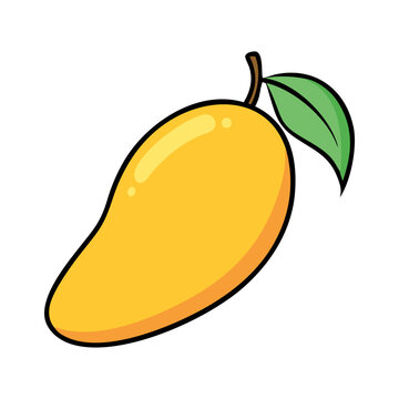 recommend clip art: mango icon, mango vector illustration-simple illustration of mango, perfect for mango logos and icons