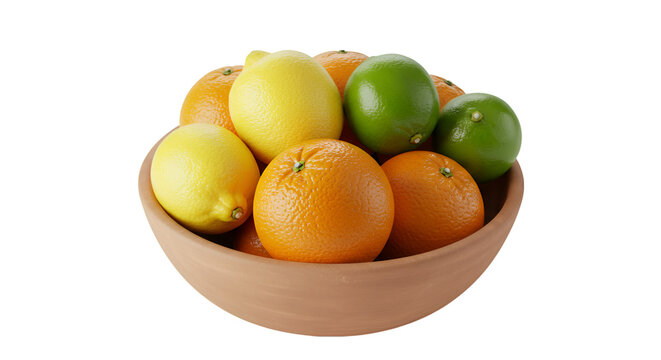 Fresh citrus fruit bowl