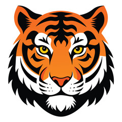 tiger head vector