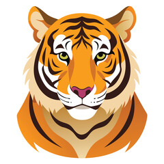 tiger head vector