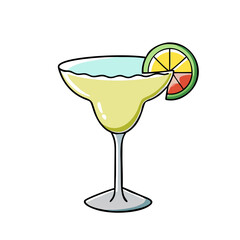 margarita with salt rim icon, margarita with salt rim vector illustration-simple illustration of margarita with salt rim, perfect for margarita with salt rim logos and icons