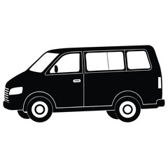 minivan shilhotee vector isolated on white background