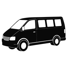  minivan shilhotee vector isolated on white background
