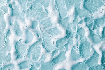 Obraz premium A detailed close up view of the mesmerizing water waves in a pool