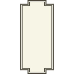 Vertical Banner Label