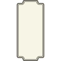 Vertical Banner Label
