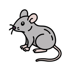 mouse icon, mouse vector illustration-simple illustration of mouse, perfect for mouse logos and icons