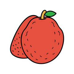 nance fruit icon, nance fruit vector illustration-simple illustration of nance fruit, perfect for nance fruit logos and icons