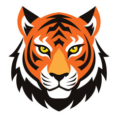 tiger head vector