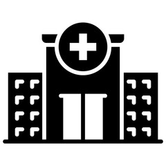 Obraz premium Hospital Icon
