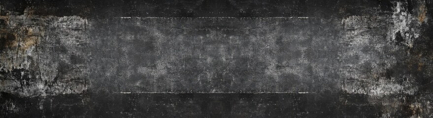 Fototapeta premium Dark Gray Grunge Texture on Black Background for Design and Decoration