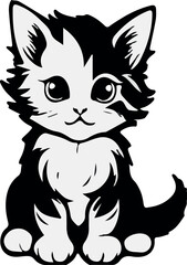 Obraz premium cartoon of a cat