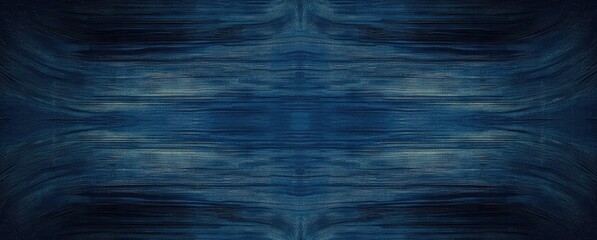 Symmetrical Dark Blue Background with Dark Wood Texture
