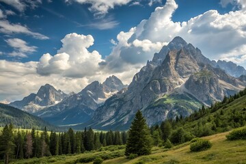 Majestic Mountain Peaks