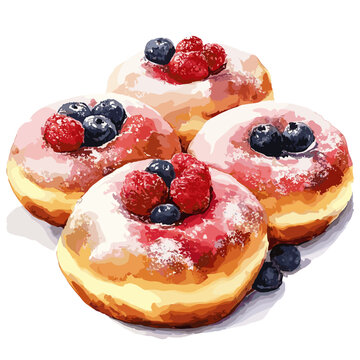 Paczki Polish Donuts with Raspberry Jelly Filling