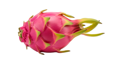 Pink dragon fruit lime green accents healthy food