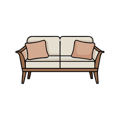 outdoor sofa icon, outdoor sofa vector illustration-simple illustration of outdoor sofa, perfect for outdoor sofa logos and icons