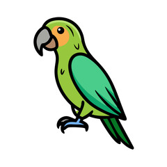 parrot icon, parrot vector illustration-simple illustration of parrot, perfect for parrot logos and icons