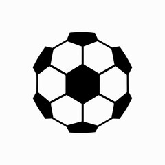 Iconic Black and White Soccer Ball Vector Illustration for Sports