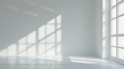 Obraz premium Bright minimalistic interior space