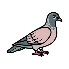 pigeon icon, pigeon vector illustration-simple illustration of pigeon, perfect for pigeon logos and icons