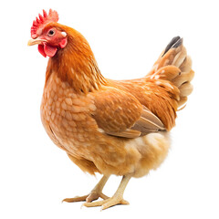 Fototapeta premium chicken isolated on white background