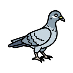 pigeon icon, pigeon vector illustration-simple illustration of pigeon, perfect for pigeon logos and icons