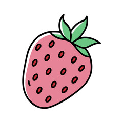 pineberry icon, pineberry vector illustration-simple illustration of pineberry, perfect for pineberry logos and icons