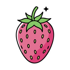 pineberry icon, pineberry vector illustration-simple illustration of pineberry, perfect for pineberry logos and icons