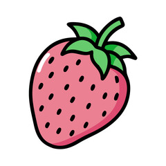 pineberry icon, pineberry vector illustration-simple illustration of pineberry, perfect for pineberry logos and icons