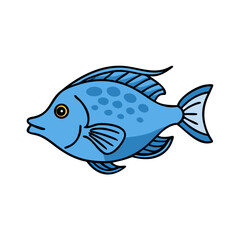 platy fish icon, platy fish vector illustration-simple illustration of platy fish, perfect for platy fish logos and icons