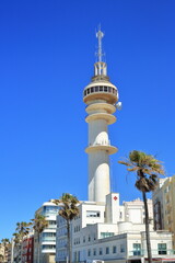 Windswept Signal Tower in Cádiz