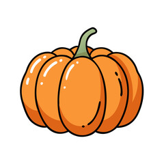 pumpkin icon, pumpkin vector illustration-simple illustration of pumpkin, perfect for pumpkin logos and icons