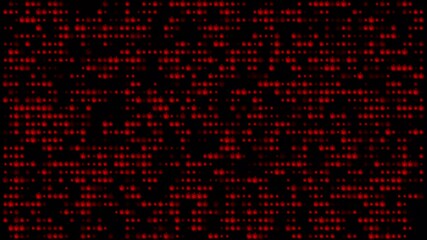 Festive red bokeh lights abstract background. Shiny glitter particles backdrop. Defocused light. Holiday sparkle effect. Magical and dreamy. New Year and Christmas.