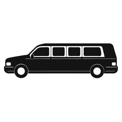 limousine shilhotee vector isolated on white background