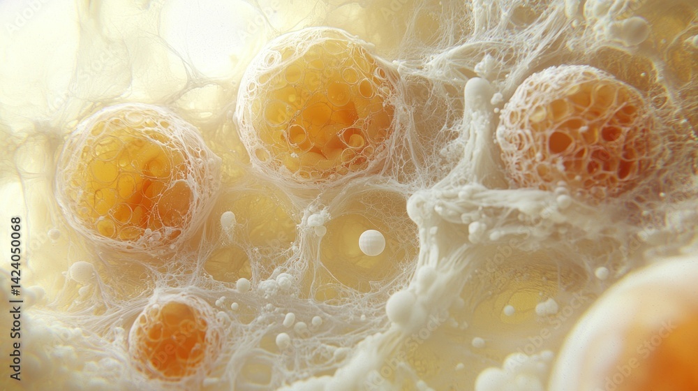 Poster abstract cellular structures