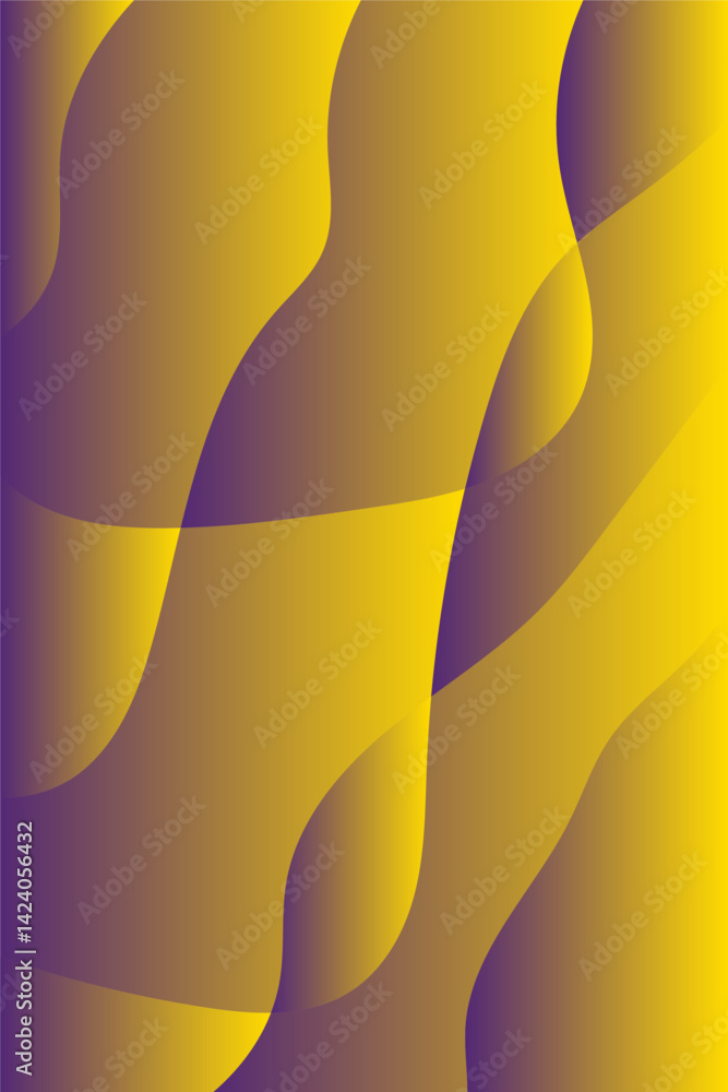 Poster a solid wave background softly lit to create a natural, smooth texture.
